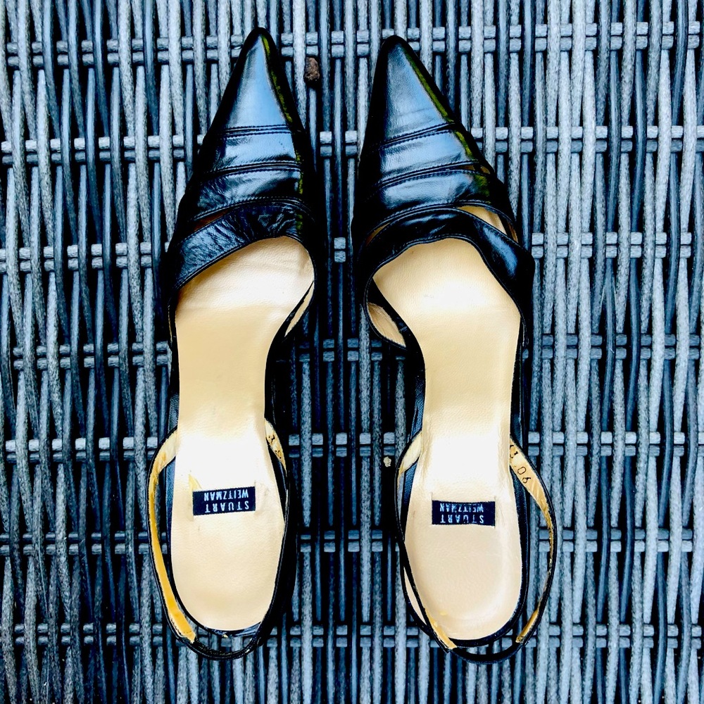Vintage LIKE NEW Stuart Weitzman Leather Heels